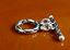 Picture of 16x16 mm, toggle clasp, sturdy multi-strand, 2-rings, antique sterling silver, 1 set