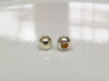 Image de 5x5 mm, rond, perles en argent sterling, lisses, 5 pièces