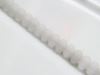 Picture of 5x8 mm, Czech faceted rondelle beads, crystal, translucent, frosted