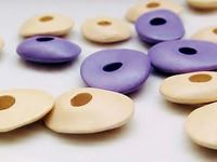 Image pour la catégorie Perles disques cornflakes en céramique