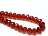 Picture of 6x9 mm, Czech faceted rondelle beads, topaz brown, transparent