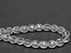 Image de 8x8 mm, perles à facettes tchèques rondes, cristal, transparent