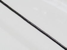 Image de Cordon en cuir, 1.5 mm, noir, 2.5 m
