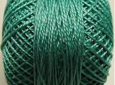 Image de Coton perlé, taille 8, vert d'eau moyen, lustré
