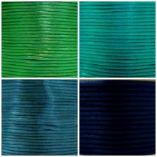 Afbeeldingen van Rattail, rayon satijnkoord, 2 mm, 4 kleuren, set 2, 10 meter in totaal