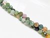 Image de 6x6 mm, perles rondes, pierres gemmes, jaspe fantaisie, naturel, à facettes