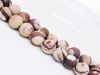 Image de 10x10 mm, perles rondes, pierres gemmes, jaspe zébré, brun, naturel, dépoli