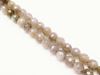 Image de 8x8 mm, perles rondes, pierres gemmes, labradorite, naturelle, à facettes