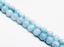 Picture of 6x6 mm, round, gemstone beads, aquamarine, natural, A-grade