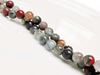 Picture of 6x6 mm, round, gemstone beads, African bloodstone, natural