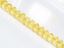 Picture of 5x8 mm, Czech faceted rondelle beads, light topaz yellow, transparent