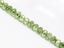 Picture of 5x8 mm, Czech faceted rondelle beads, transparent, olive green luster, half tone mirror