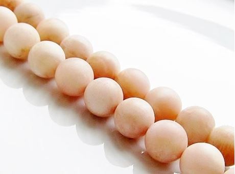 Image de 8x8 mm, perles rondes, pierres gemmes, pierre de soleil, jaune pêche, naturelle, dépolie