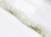 Picture of 6x6 mm, round, gemstone beads, moonstone, light grey, natural, A-grade