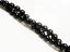 Picture of 6x6 mm, round, gemstone beads, black spinel, natural