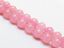 Picture of 10x10 mm, round, gemstone beads, jade, light melon pink, A-grade