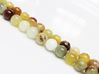 Picture of 8x8 mm, round, gemstone beads, Xiu jade, natural, A-grade