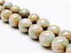Image de 12x12 mm, perles rondes, pierres gemmes, jaspe impression, natural, qualité B