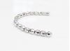 Picture of 3x3 mm, Czech faceted round beads, crystal, transparent, full silver mirror