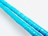 Picture of 1x3-2x4 mm, wheel-shaped, gemstone beads, magnesite, light blue