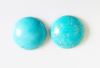 Picture of 20x20 mm, round, gemstone cabochons, magnesite, turquoise