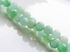 Image de 6x6 mm, perles rondes, pierres gemmes, jade birman vert pâle, naturel