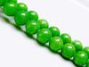 Afbeelding van 10x10 mm, rond, edelsteen kralen, Mashan jade, grasgroen