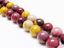 Picture of 12x12 mm, round, gemstone beads, Mookaite Windalia Radiolarite, natural, A-grade