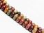 Picture of 5x10 mm, rondelle, gemstone beads, Red Creek jasper, natural