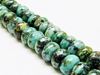 Image de 5x8 mm, perles rondelles, pierres gemmes, turquoise africaine, naturelle