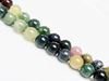Picture of 8x8 mm, round, gemstone beads, Fancy jasper, natural