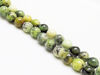 Picture of 8x8 mm, round, gemstone beads, Chinese Chrysoprase, natural