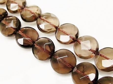 12 Inches Earth Mined Drilled Smoky Quartz Faceted Beads Strand Details about   42.00 Cts