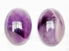 Picture of 13x18 mm, oval, gemstone cabochons, amethyst, natural