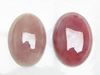 Picture of 13x18 mm, oval, gemstone cabochons, ruby quartz, natural
