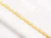 Image de 3x3 mm, perles à facettes tchèques rondes, blanc craie, opaque, chatoyant blanc crème au beurre 