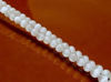 Picture of 8x8 mm, round, gemstone beads, cat's eye, white, one strand