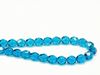 Picture of 6x6 mm, Czech faceted round beads, deep sky blue, transparent