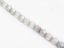 Picture of 6x6 mm, Czech faceted round beads, crystal, transparent, silver rain, pre-strung