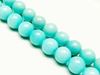 Picture of 12x12 mm, round, gemstone beads, jade, light turquoise green, A-grade