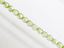 Picture of 4x4 mm, Czech faceted round beads, frosted crystal, translucent, celadon green luster