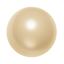 Picture of 12x12 mm, round Swarovski® Crystal beads, pearlized, light golden color