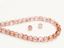 Picture of 6x6 mm, round, Czech druk beads, transparent, light topaz pink luster