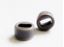 Picture of 18x18x10 mm, Greek ceramic slider beads, dusty grey enamel