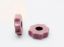 Picture of 4x7 mm, Greek Ceramic, Gear-Shaped Spacer Beads, Sienna pink, matte, 50 pieces