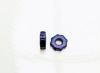 Picture of 4x7 mm, Greek Ceramic, Gear-Shaped Spacer Beads, navy blue, matte, 50 pieces