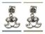 Picture of 4x6 mm, tube beads and charm, alloy, silver-plated, soul-mates, 2 pieces