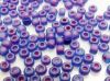 Picture of Japanese seed beads, size 8/0, translucent, lavendel blue, matte, 20 grams