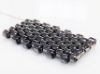 Picture of Cylinder beads, size 11/0, Delica, metallic, gunmetal, 7 grams