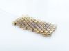 Picture of Cylinder beads, size 11/0, Delica, light bronze lined, sparkling champagne beige, 7 grams